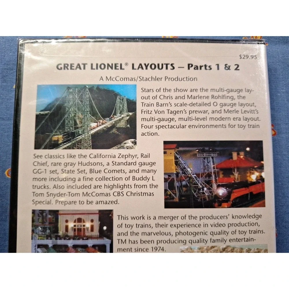 Lionel Great Layouts part 1 & 2 DVD Digitally Remastered NEW